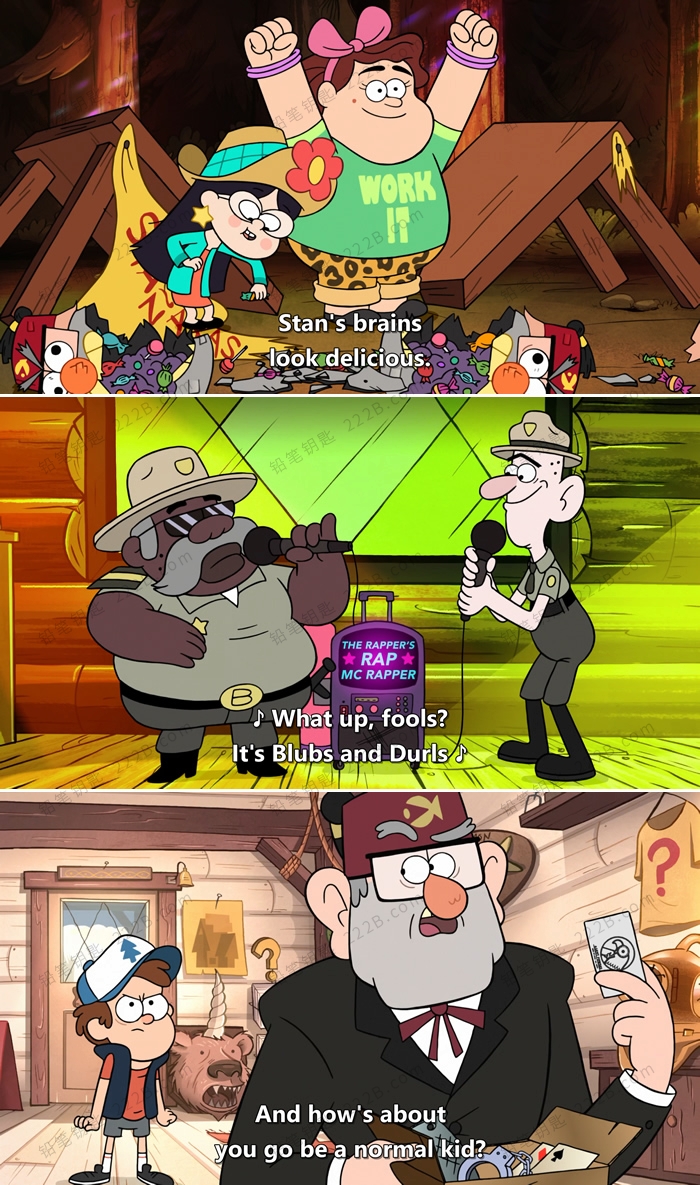 图片[5]-迪士尼英语动画Gravity Falls怪诞小镇纯英文字幕版本1080P高清英语动画-黎明岛-互联网资源