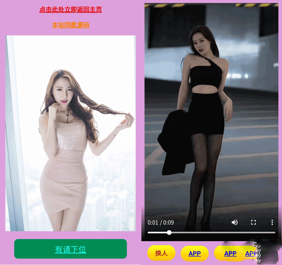 随机小姐姐美女鉴赏php源码-黎明岛-互联网资源