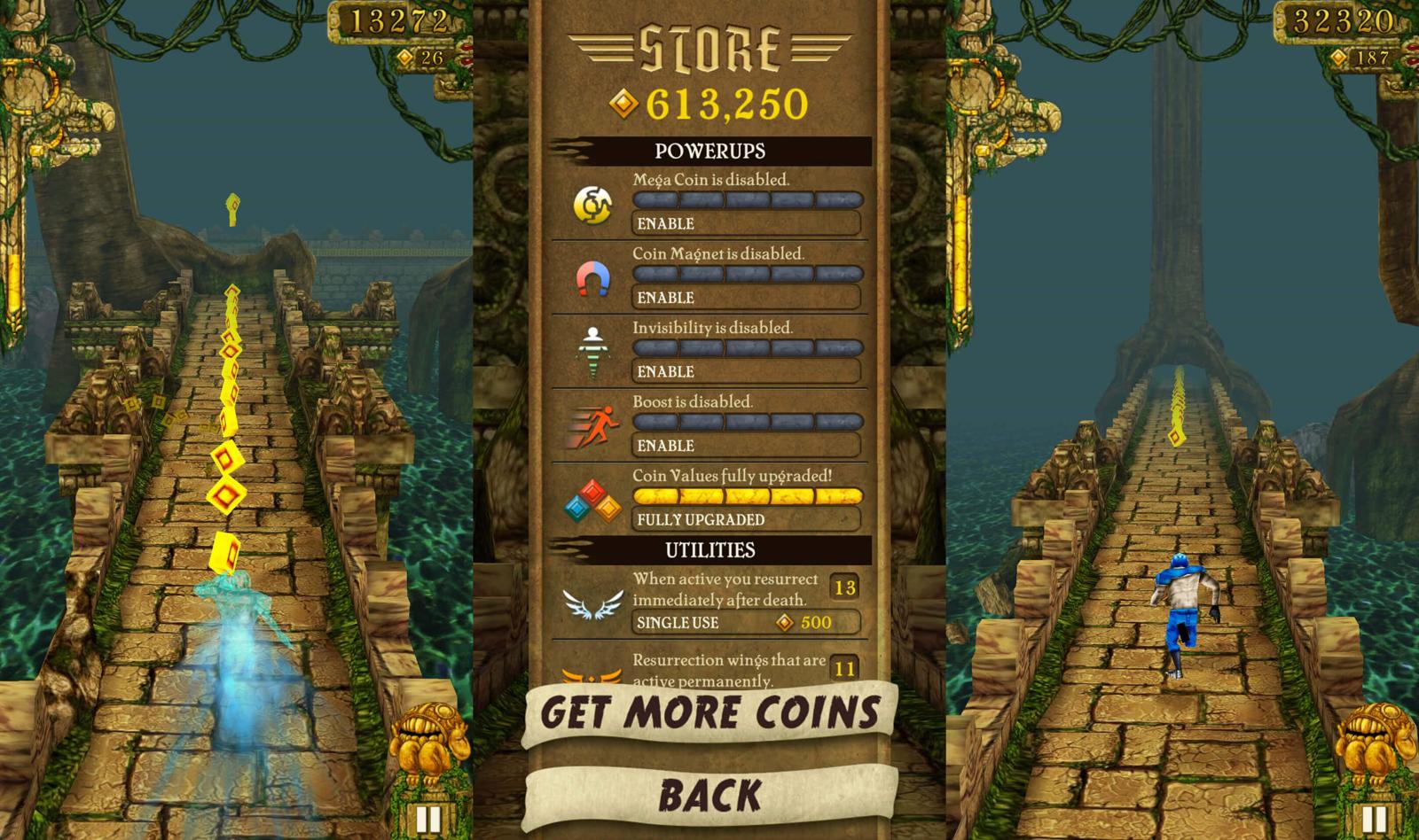 手机逃跑游戏《神庙逃亡》无限金币-黎明岛-互联网资源