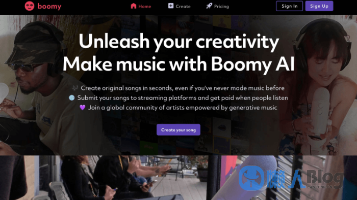 图片[8]-9个免费好用的AI音乐生成器+智能谱曲+作词和歌声合成-懒人Blog(资源素材网)