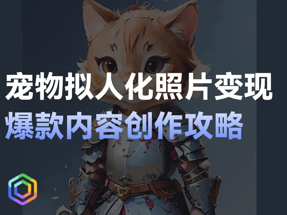 定制宠物拟人化照片变现！小红书爆款内容创作攻略！-黎明岛-互联网资源