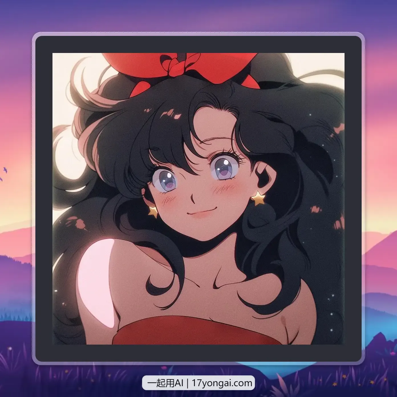 Midjourney 生成这样的旧漫头像