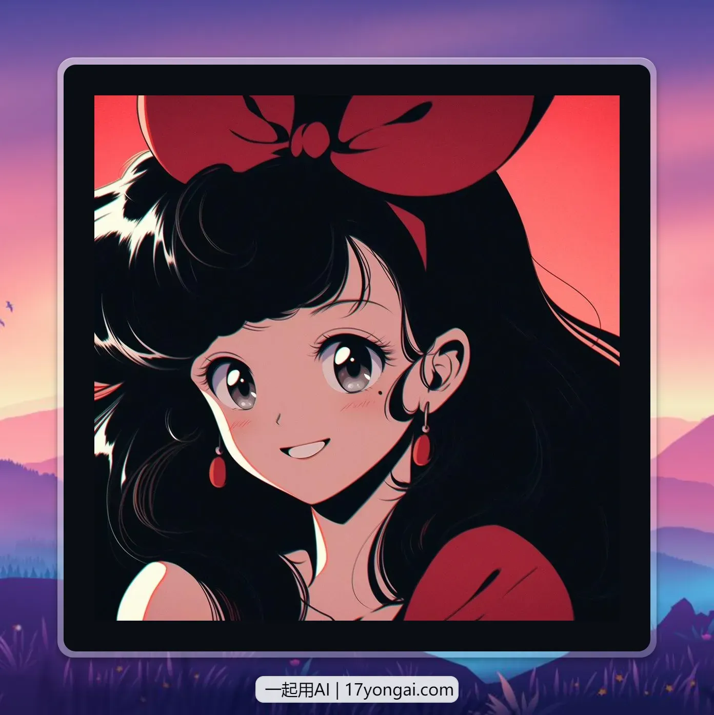 Midjourney 生成这样的旧漫头像