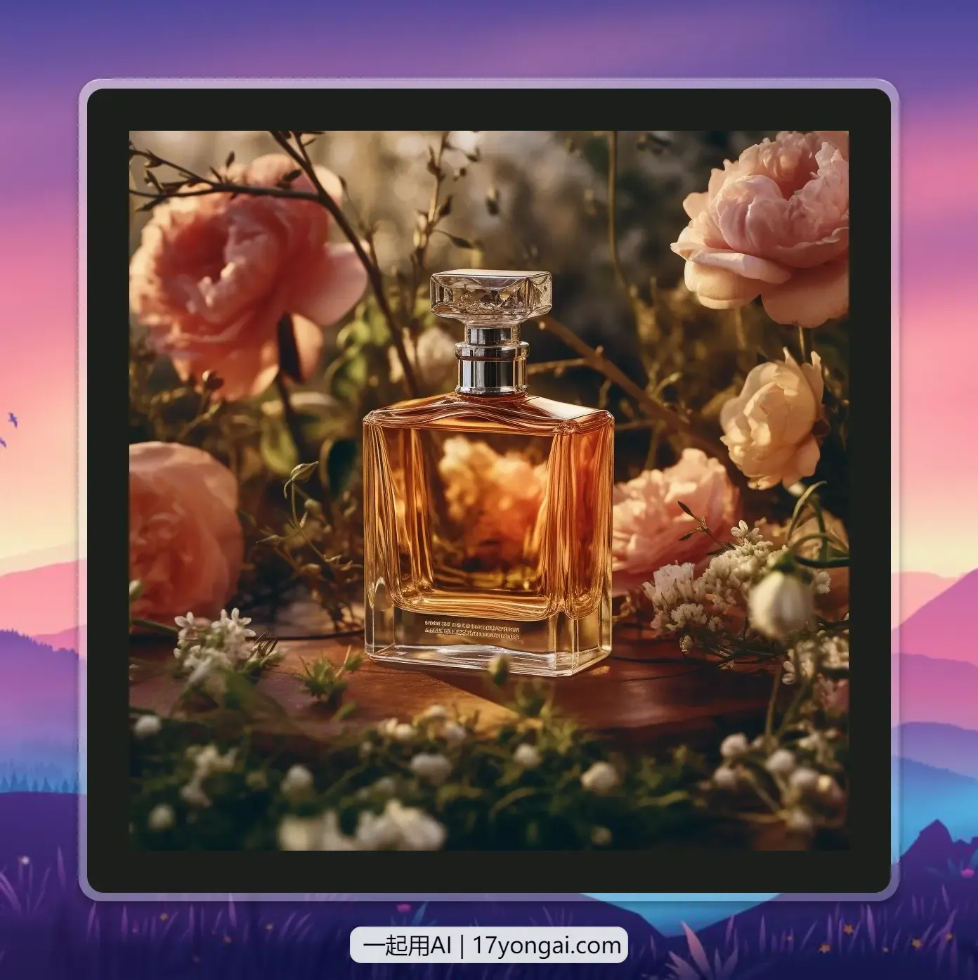 Midjourney生成产品图-香水