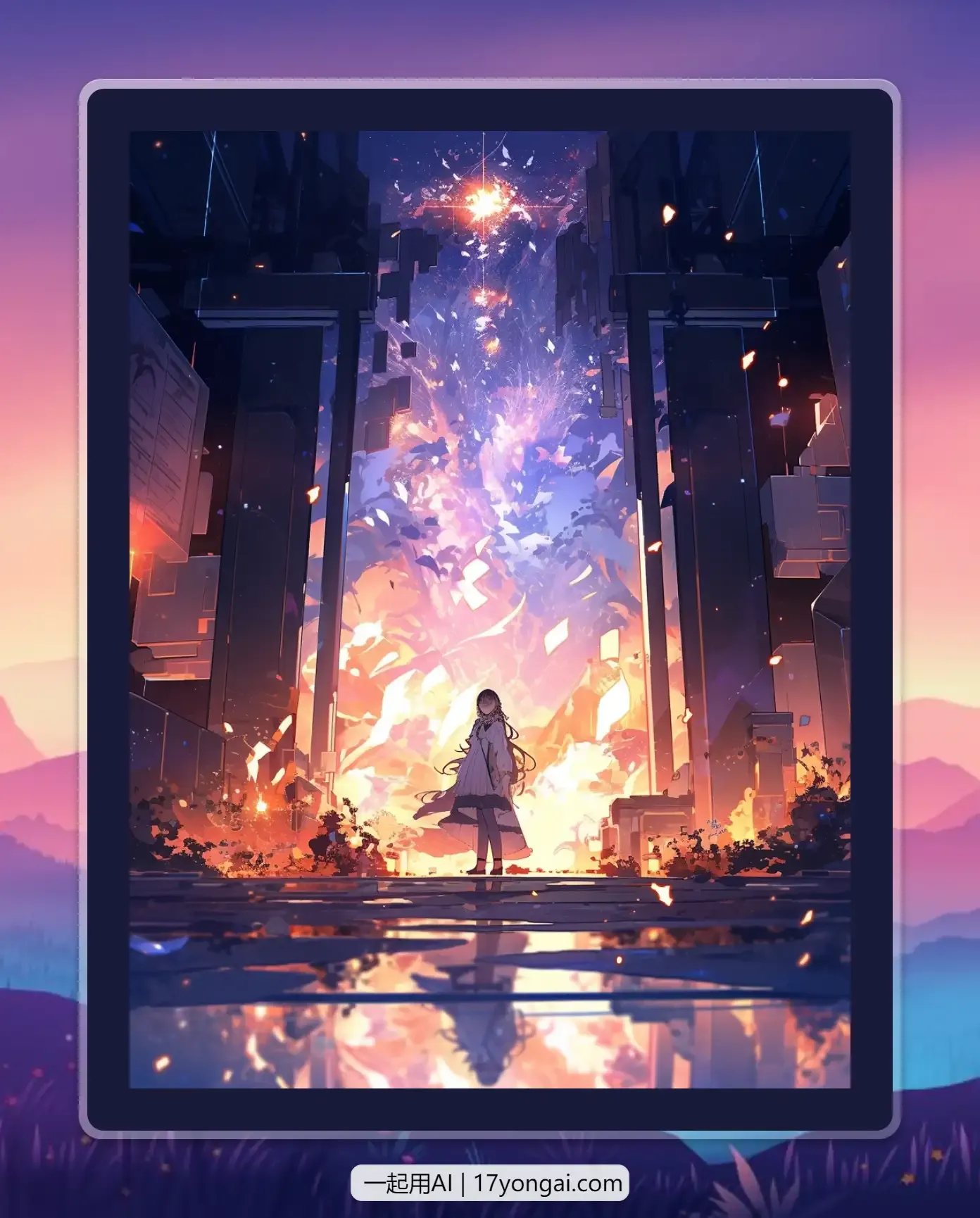 Midjourney生成精美的二次元壁纸