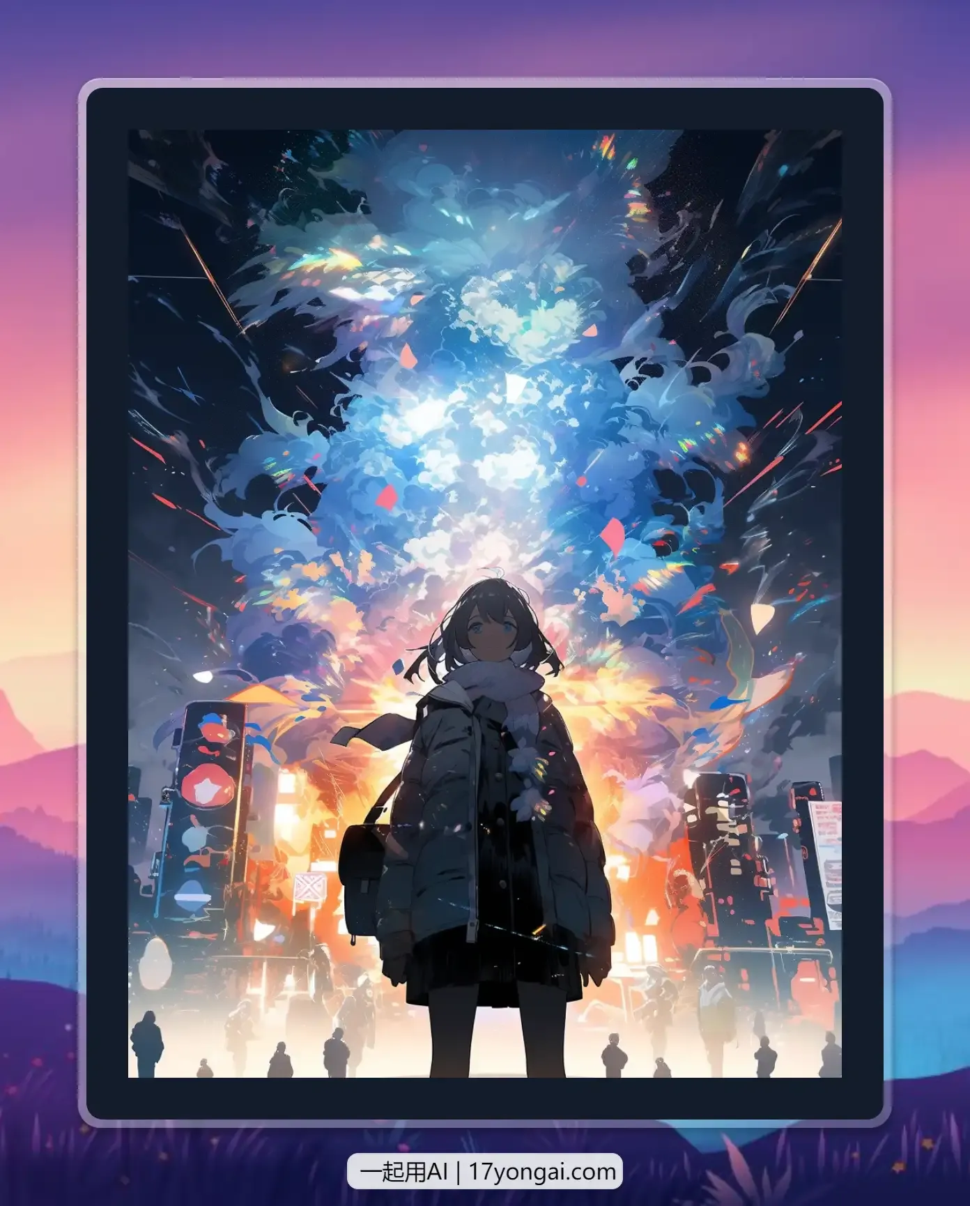 Midjourney生成精美的二次元壁纸