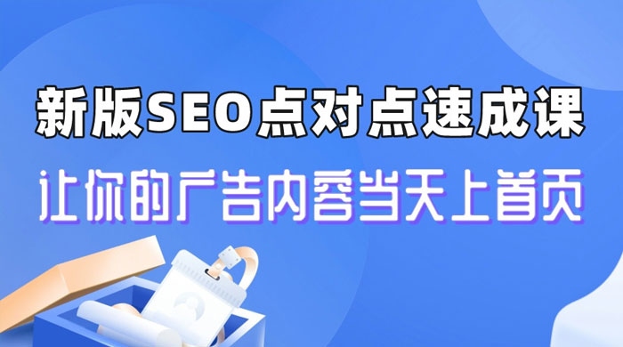 新版 SEO 点对点引流速成课：让你的广告内容当天上首页