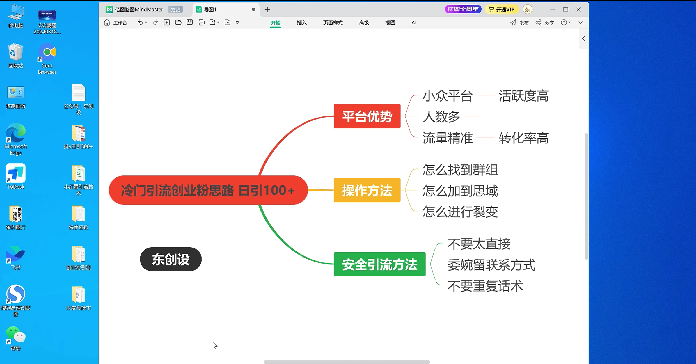 冷门平台，引流创业粉，转化率高，适合创业粉日200+